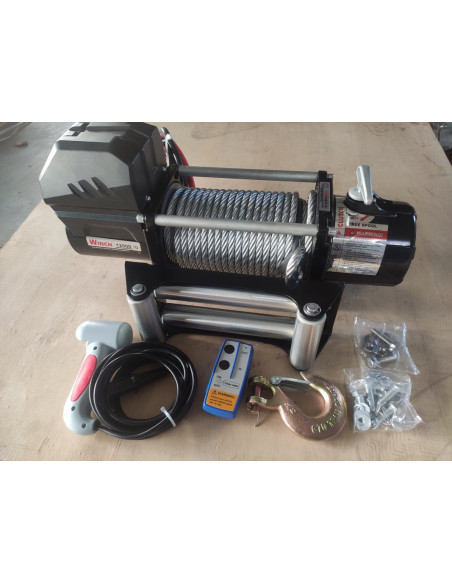 Cabrestante eléctrico de 12v